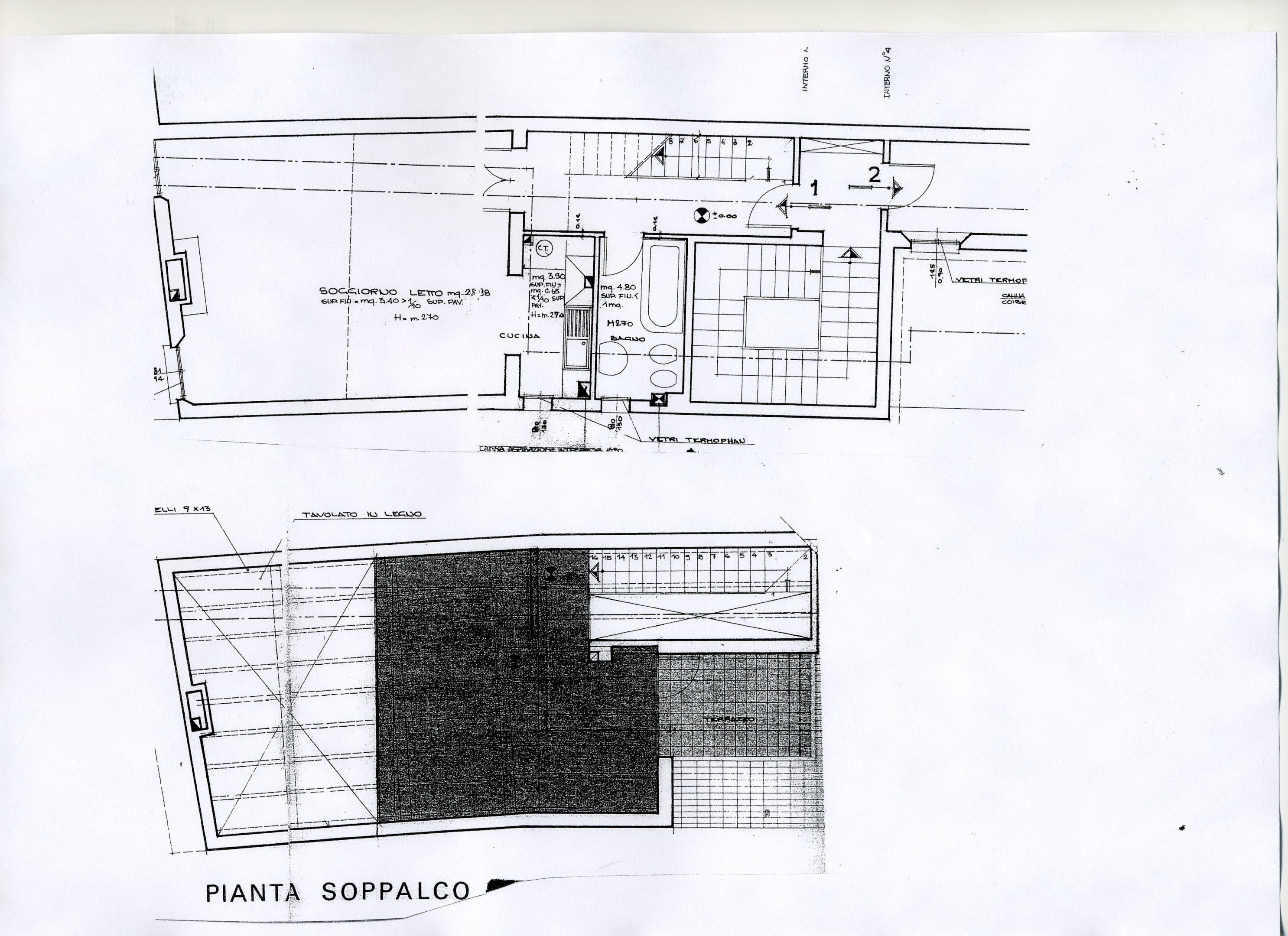 Bilocale VIA D'AZEGLIO, 76, Bologna (zona Centro Storico) - planimetria 1