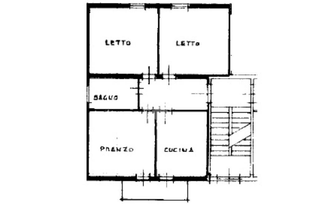 Three-room apartment Via Brenta, Formigine - floor plans 1
