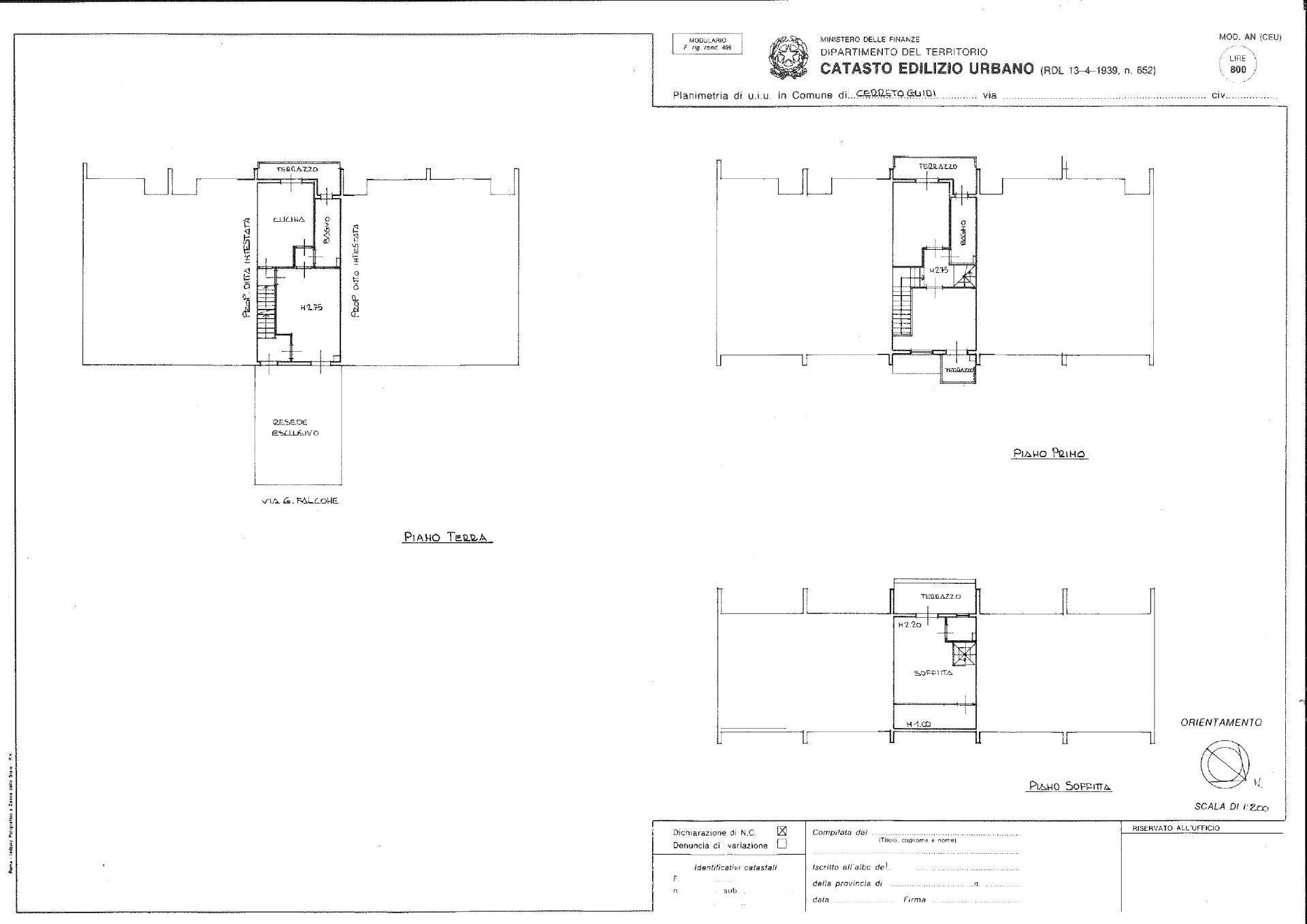 Foto 28 - Villa a Schiera Cerreto Guidi - planimetria 1