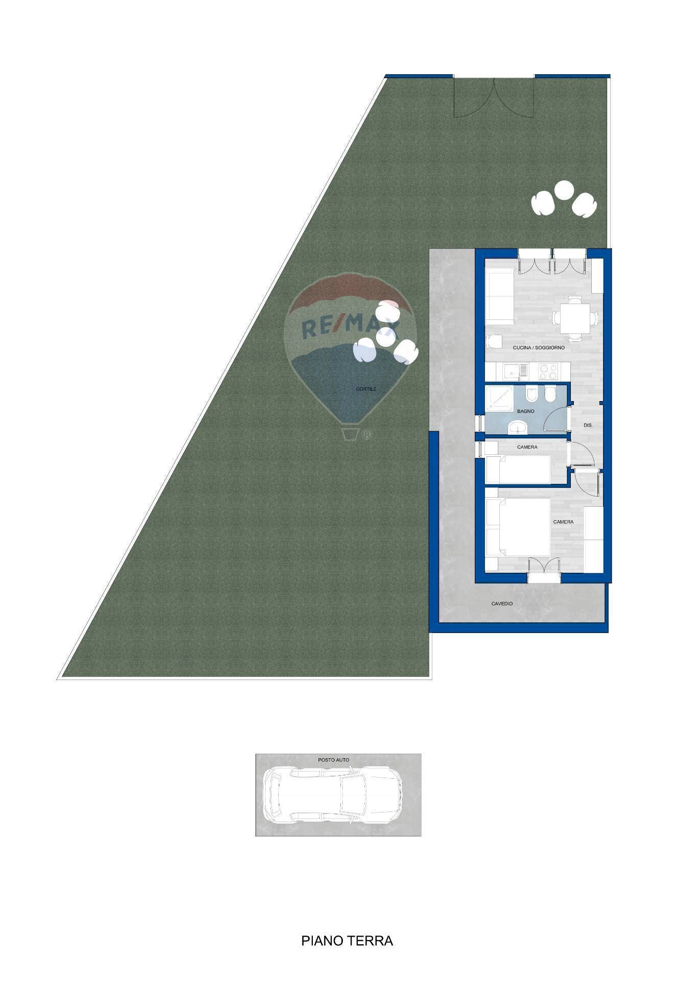 Pianta 2D - Trilocale Via Federico D'Arborea
 
S.N.C., Castelsardo - planimetria 1