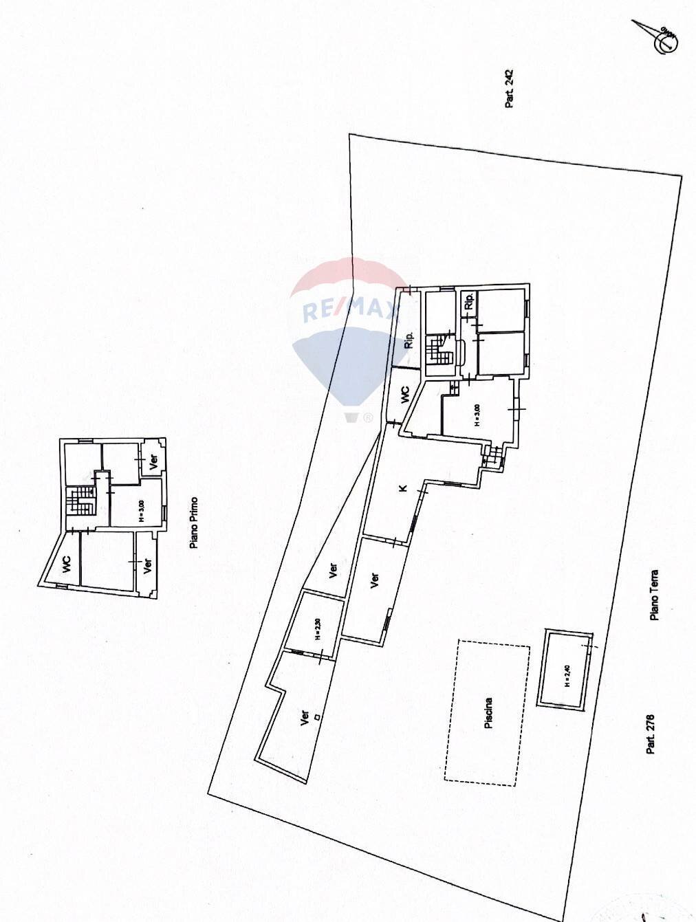 Pianta 2D - Villa Contrada San Matteo
 
SNC, Bivona - planimetria 1