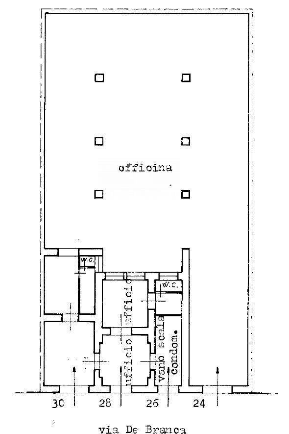 Foto 12 - Commercial Premises Via De Branca
 
24-28-30, Catania - floor plans 1