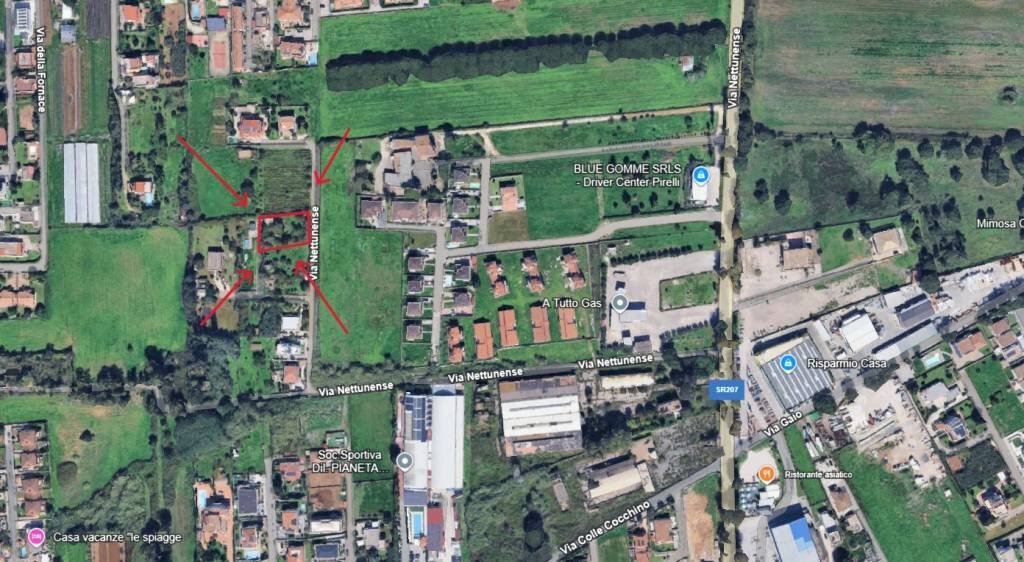 Mappa - Terreno edificabile via Nettunense, 75, Anzio - foto 1