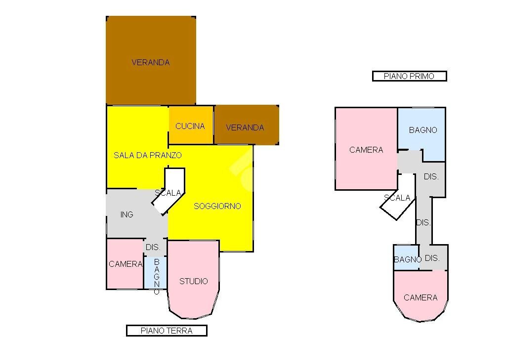 Villa Via Alessandrini, Noviglio - planimetria 1