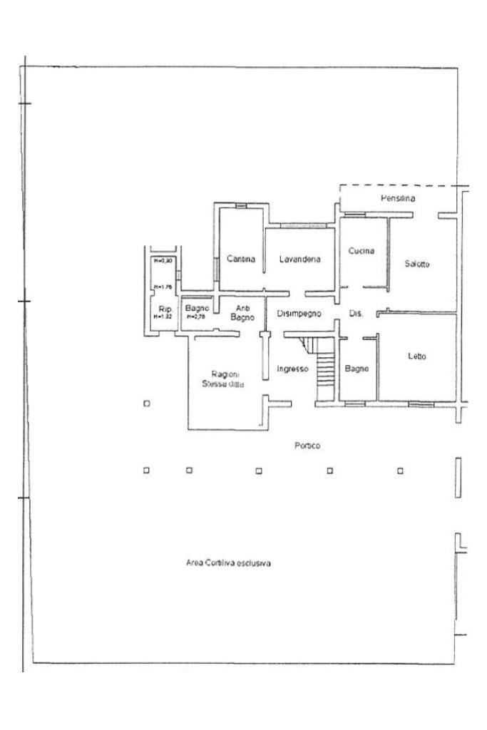 Villa Via Alcide De Gasperi, Campagnola Emilia - planimetria 1