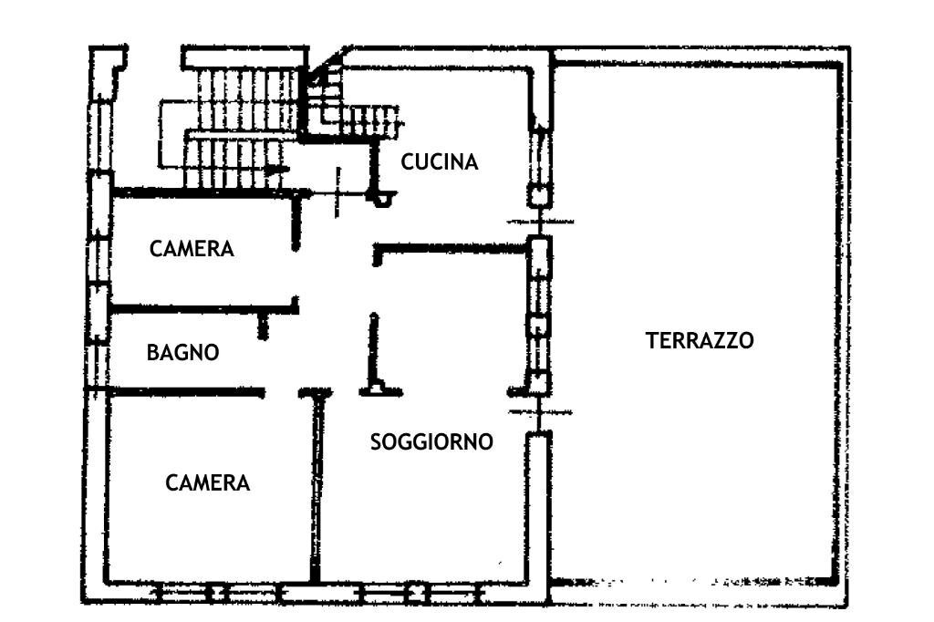 Apartment Via villafalletto, Saluzzo - floor plans 1