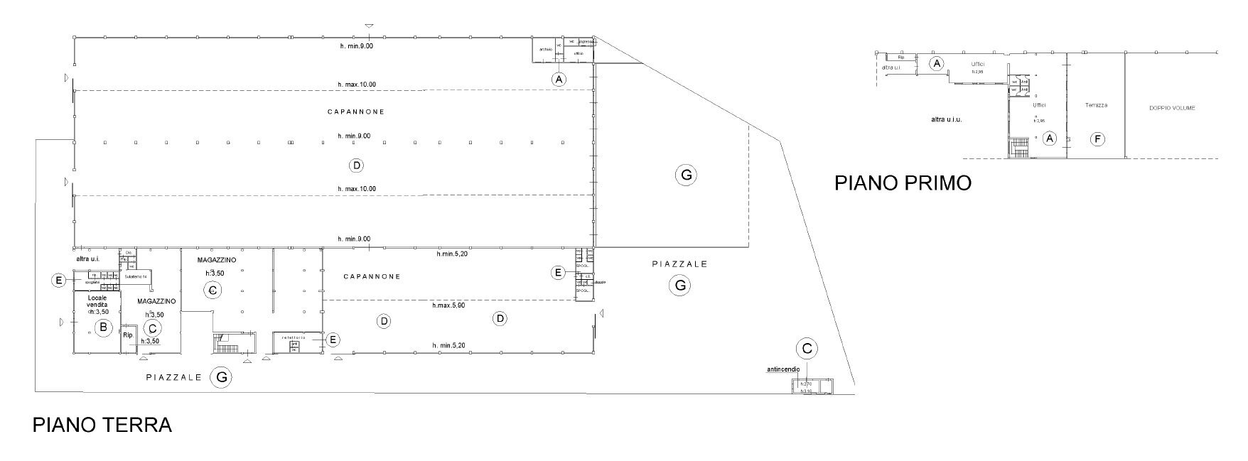 Capannone Via di Novecchio, 15, Pisa (zona Ospedaletto) - planimetria 1