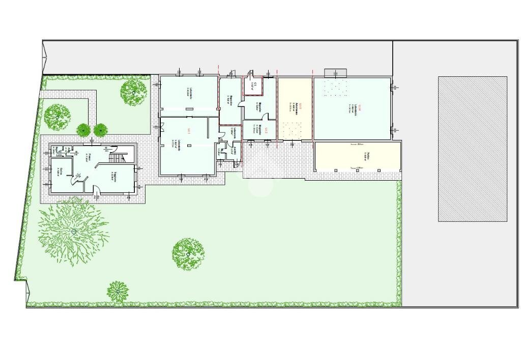 Rustic via San Giacomo, Carpi - floor plans 1