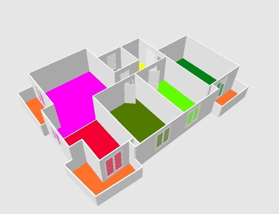Apartment Via Colletti 1, Genova (neighborhood Voltri) - floor plans 1