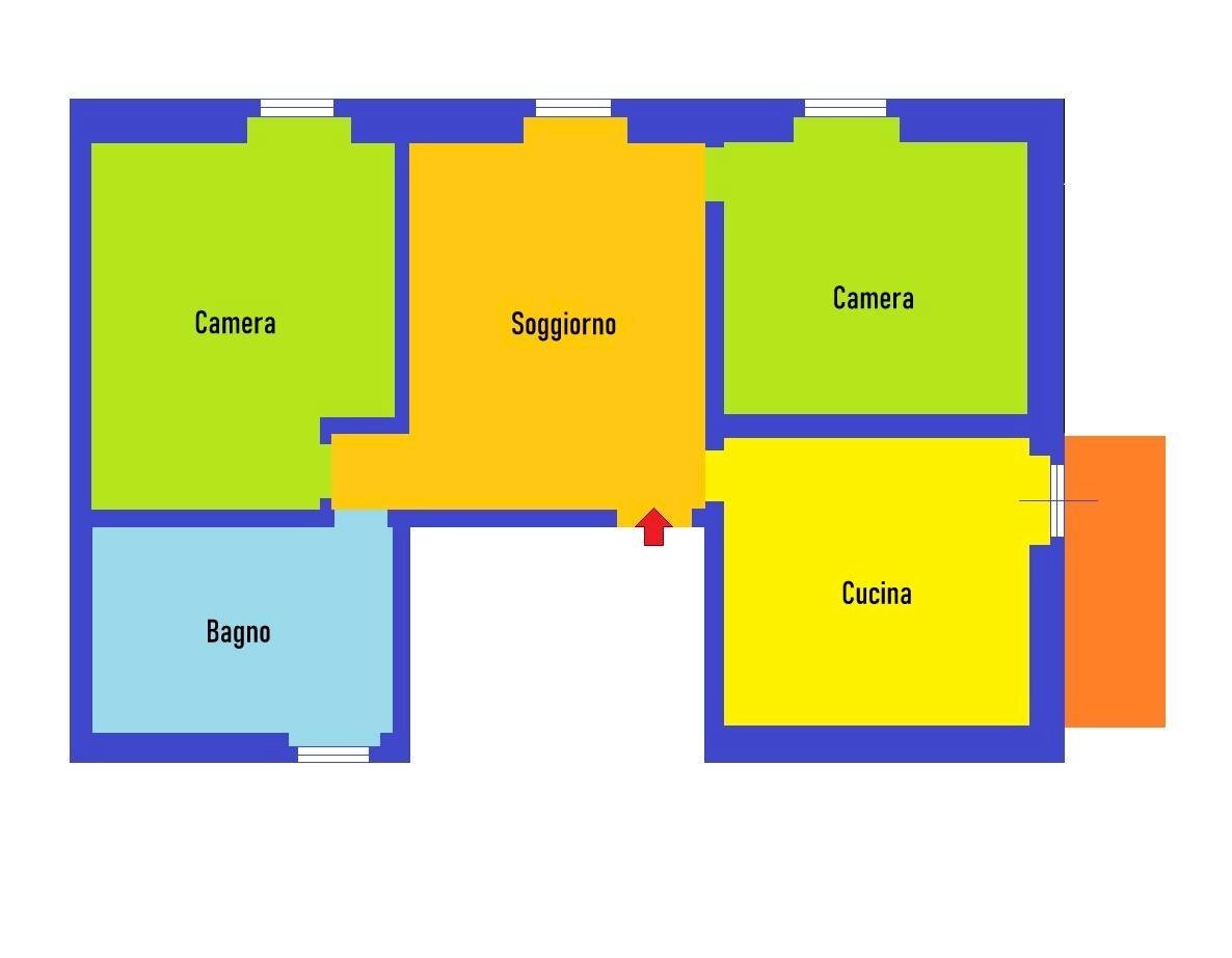Foto 24 - Appartamento Via Giacomo Canepa, Genova - planimetria 1