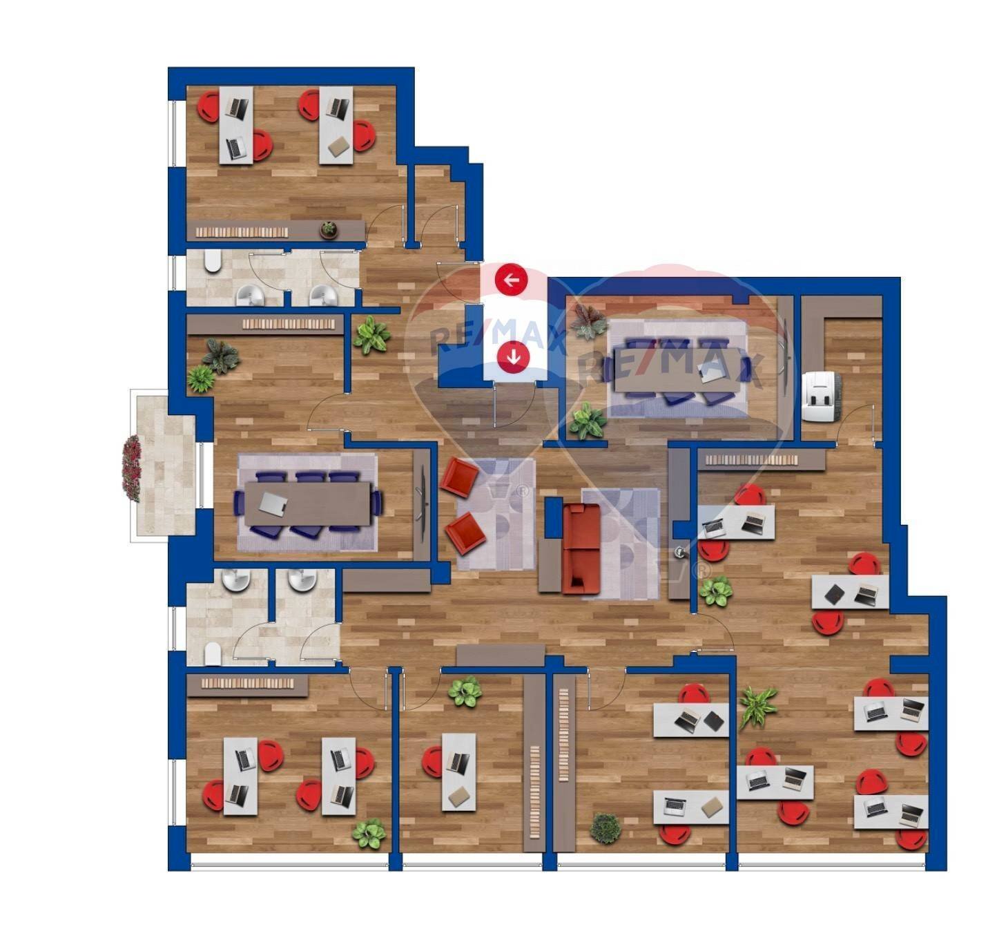 Pianta 2D - Ufficio Legnano - planimetria 1