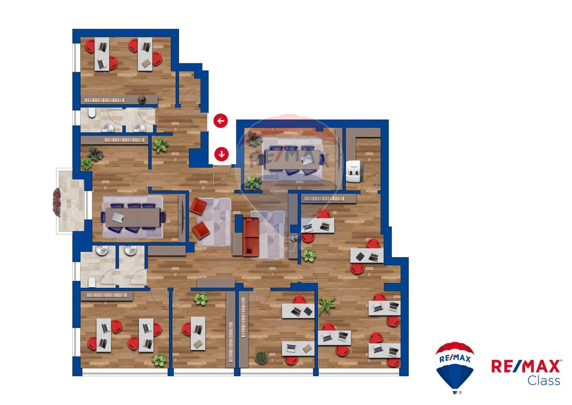 Pianta 2D - Ufficio Legnano - planimetria 1