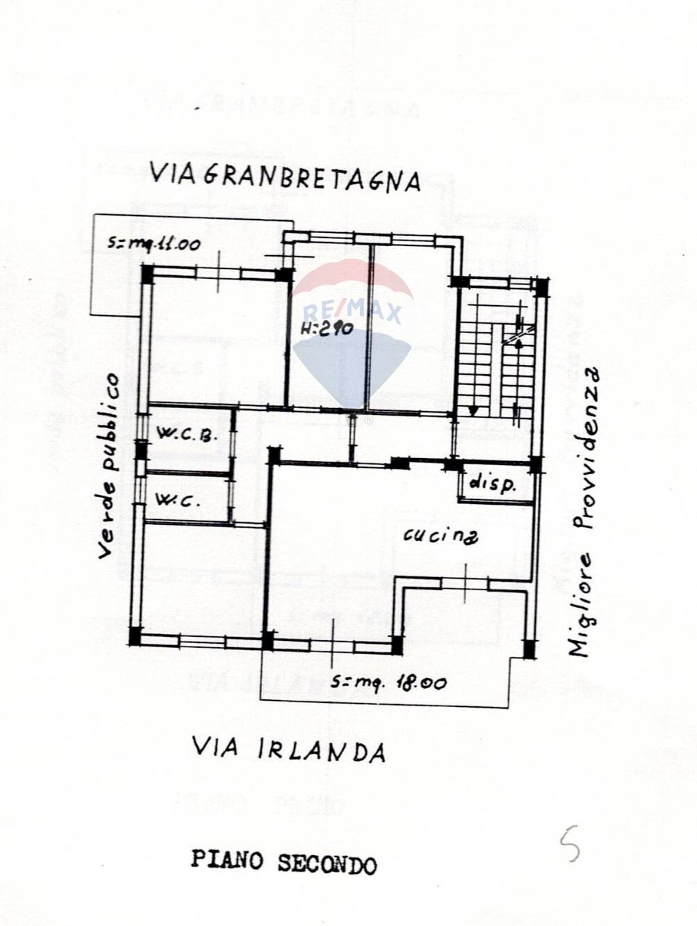 Pianta 2D - Appartamento via Irlanda
 
13, Menfi - planimetria 1