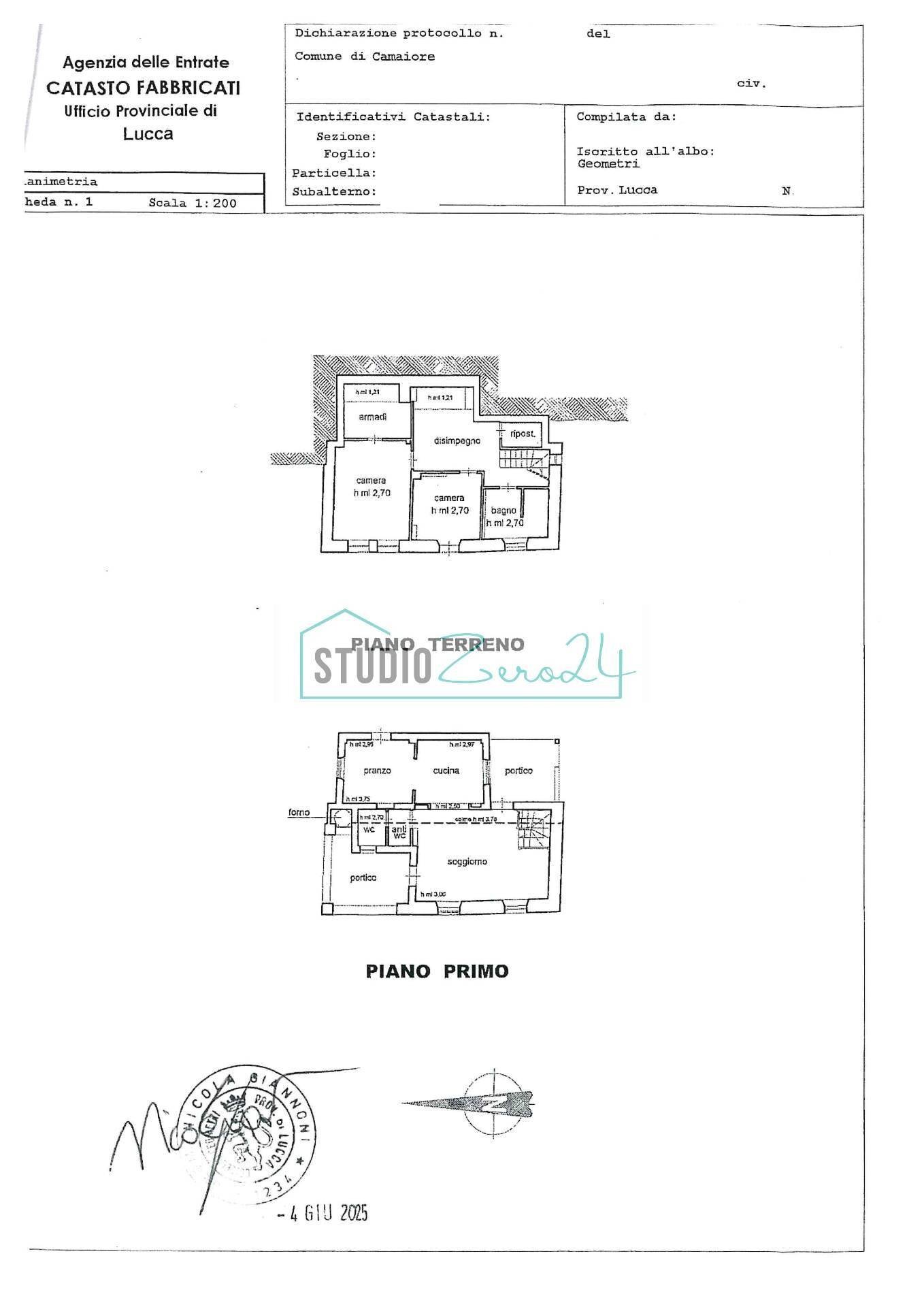 Foto 70 - Villa Via della torre, Camaiore - planimetria 1