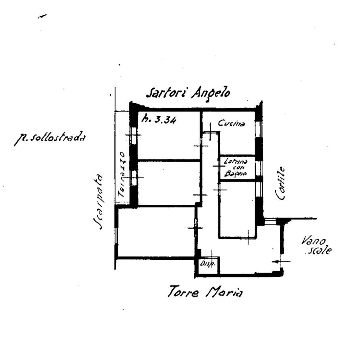 Foto 13 - Appartamento via nizza
 
6, Genova - planimetria 1