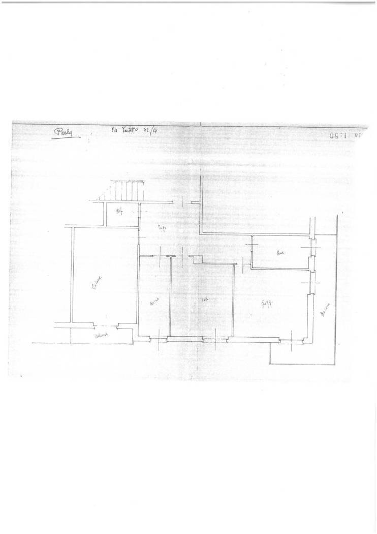Three-room apartment via Pontetto, 62, Ceriale - floor plans 1