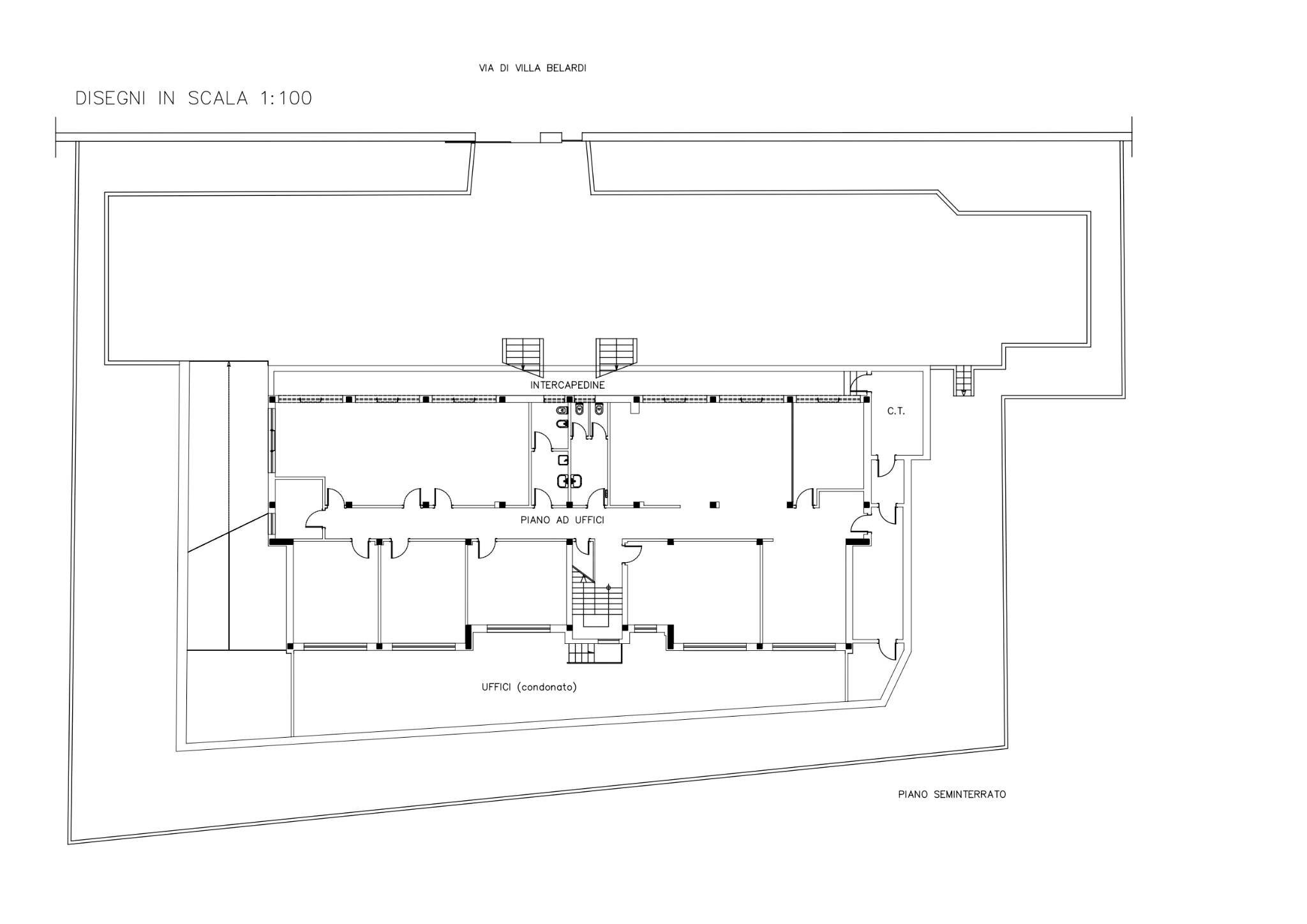 Stabile - Palazzo via di Villa Belardi, 40, Roma - planimetria 1