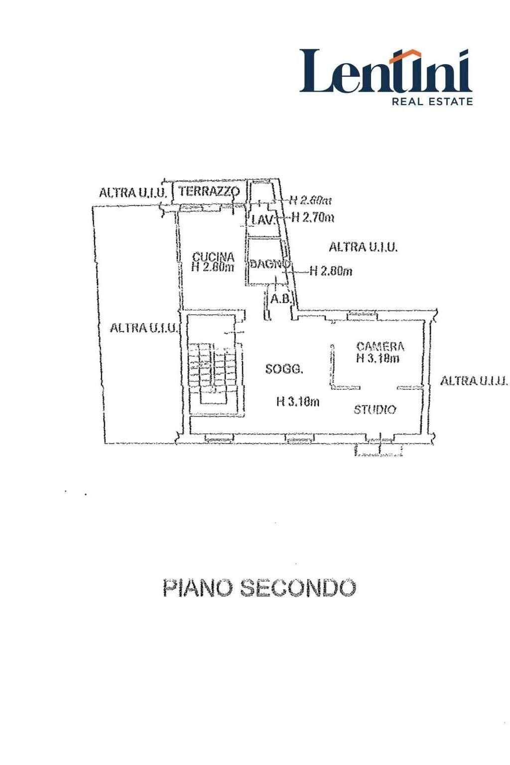 Three-room apartment via Aurelio Saffi, Casale Monferrato - floor plans 1