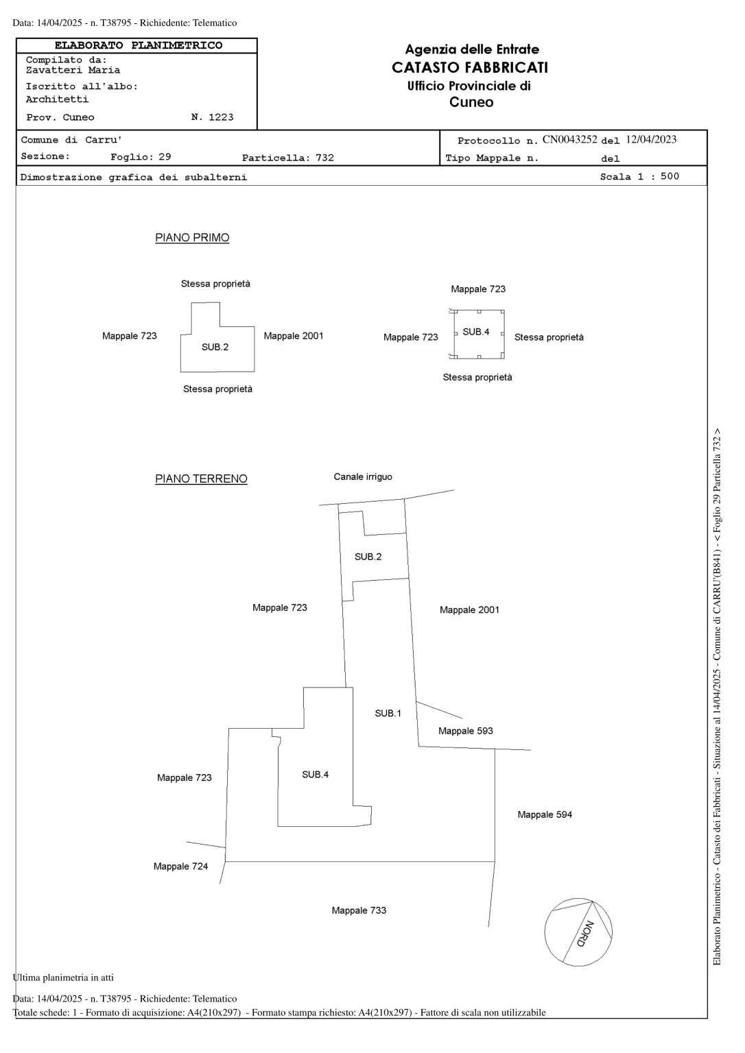 Rustico via Langhe, 82, Carrù - planimetria 1