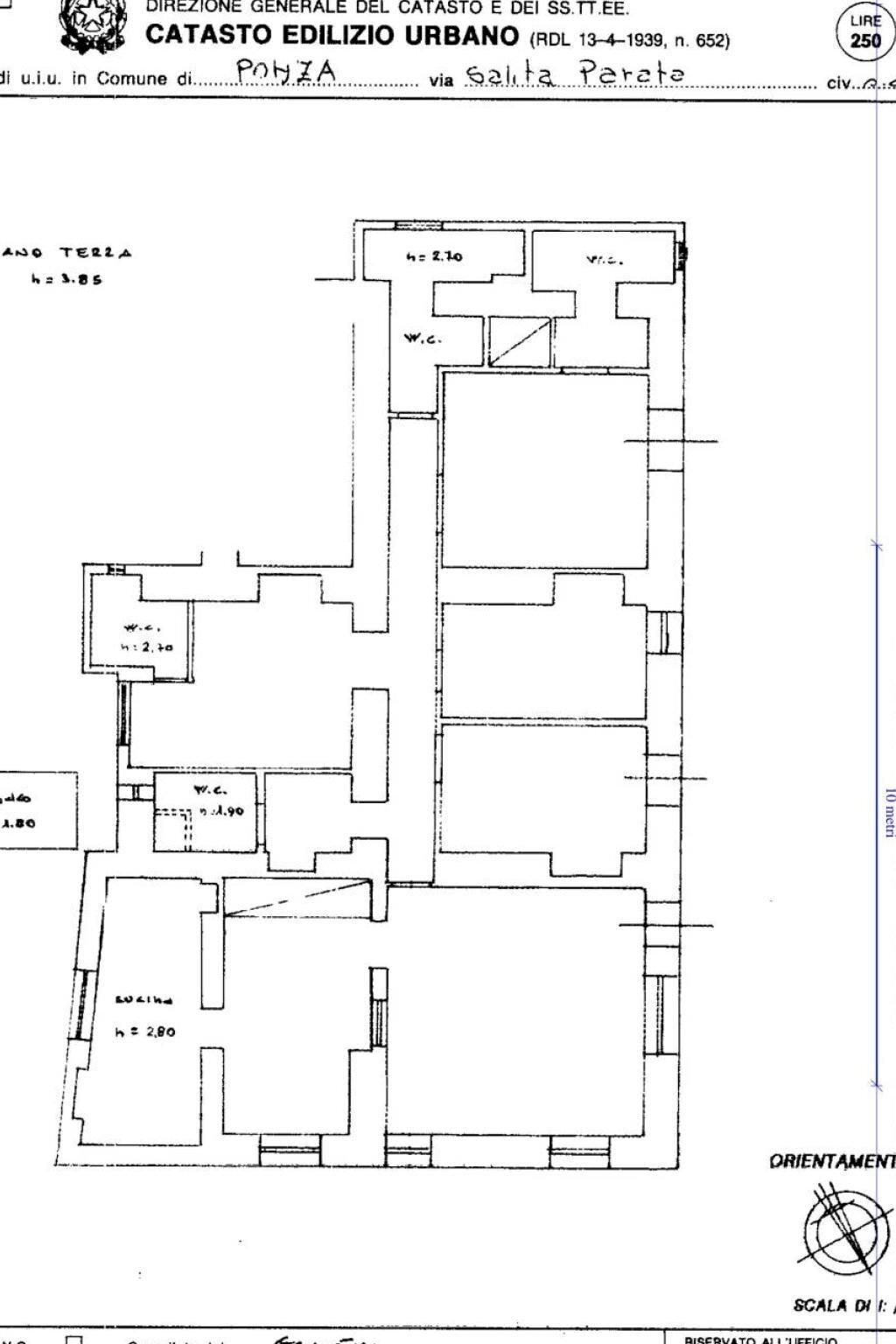 Villa via Parata, Ponza - floor plans 1