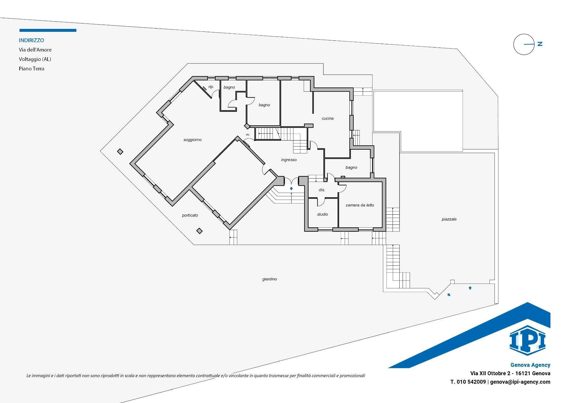 Villa Via dell'Amore, Voltaggio - floor plans 1