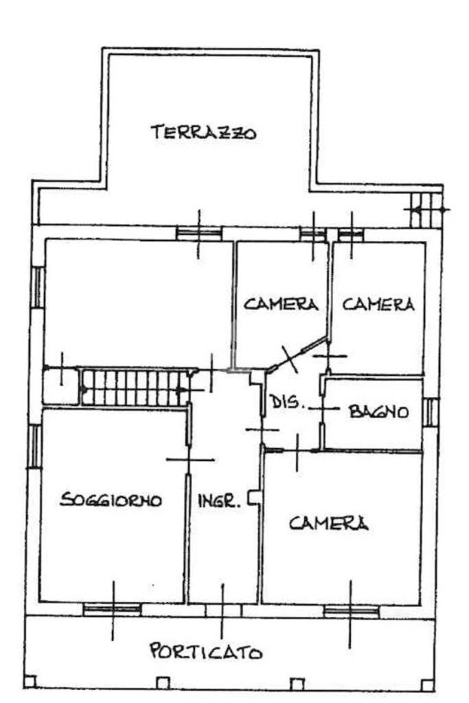 Villa Via Carlo Cattaneo, Arconate - planimetria 1