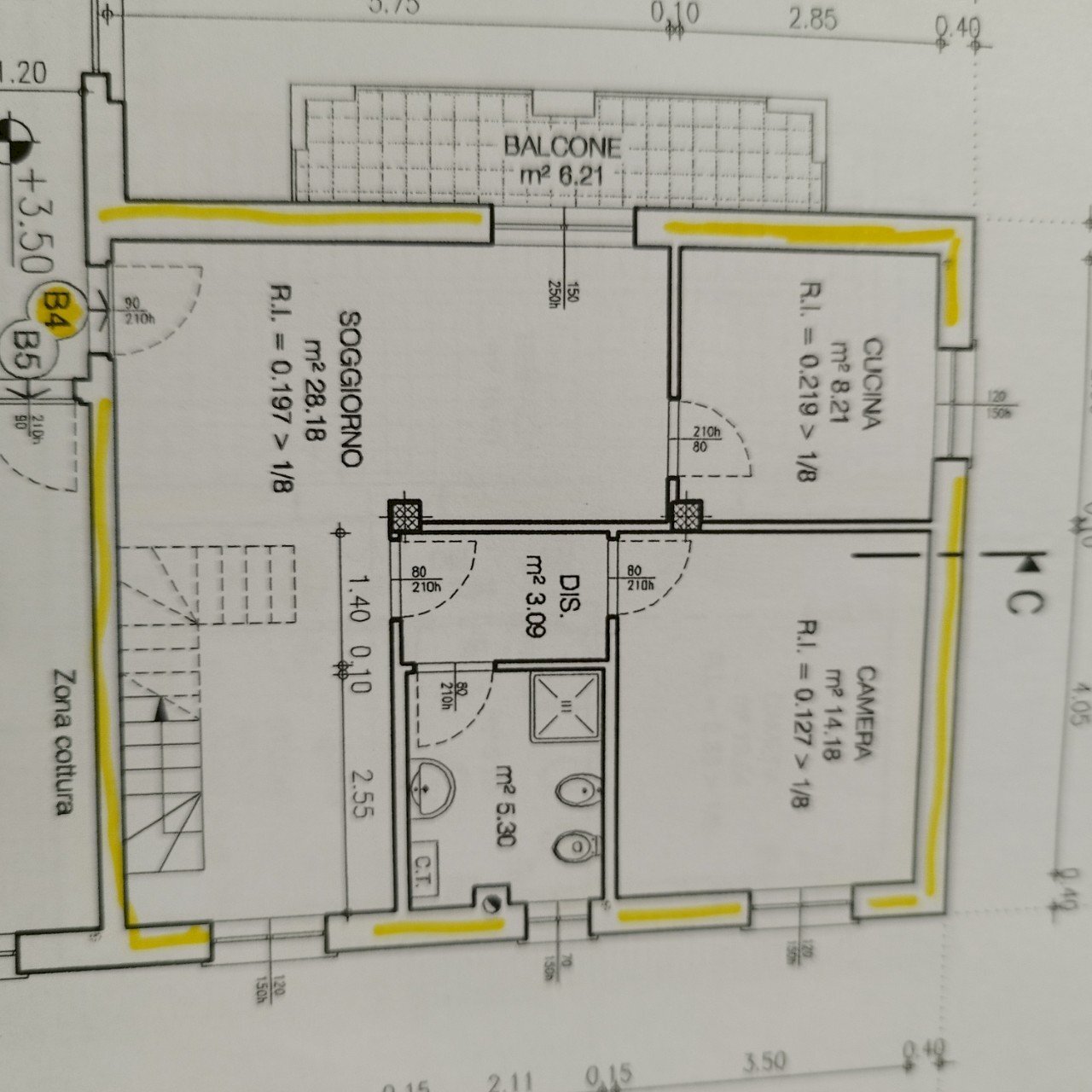 Apartment Parma - floor plans 1