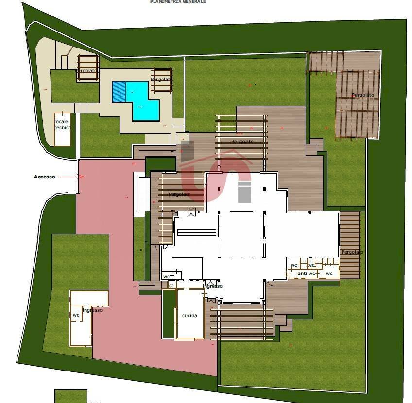 Foto 51 - Villa via pontariello, San Nicola Manfredi - planimetria 1