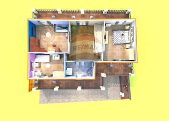 Pianta 3D - Villa Via Calvario, Acireale - foto 8