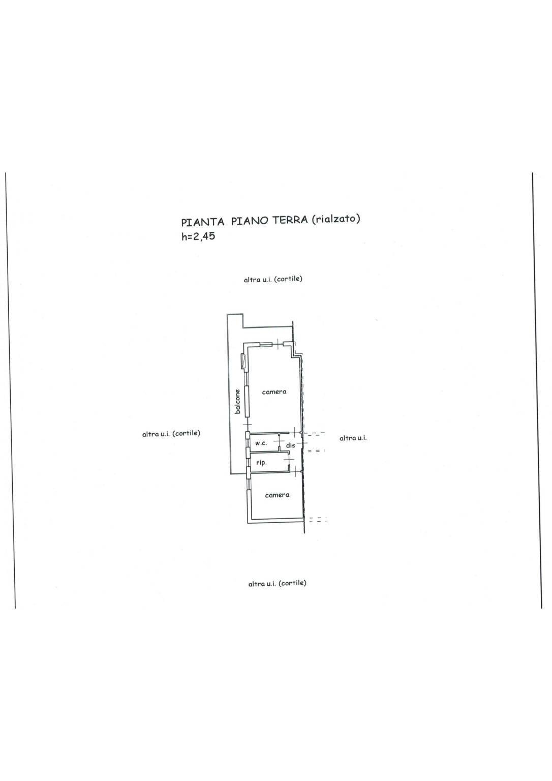 Trilocale via Clotes, 55, Sauze d'Oulx - planimetria 1
