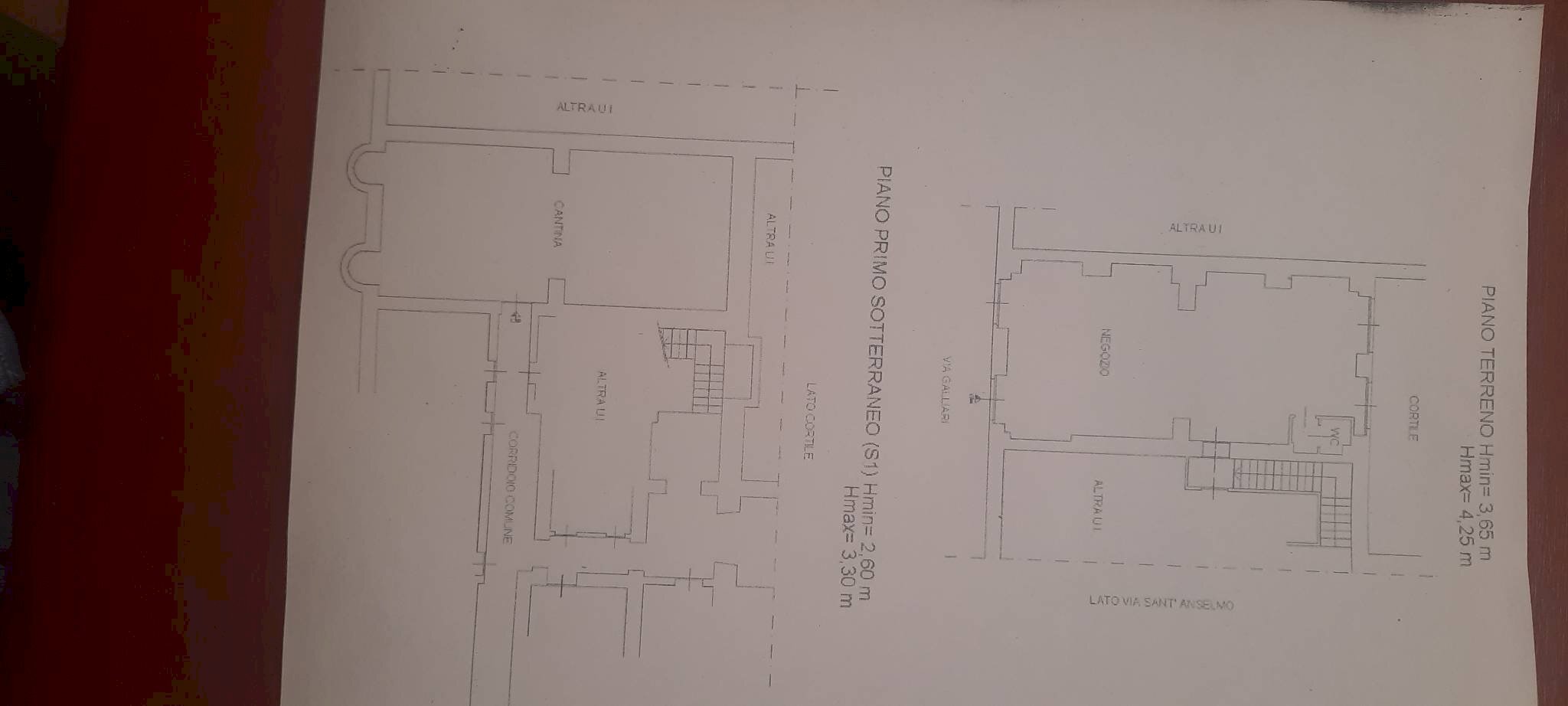 Negozio via Bernardino Galliari, 11/d, Torino (zona San Salvario) - planimetria 1