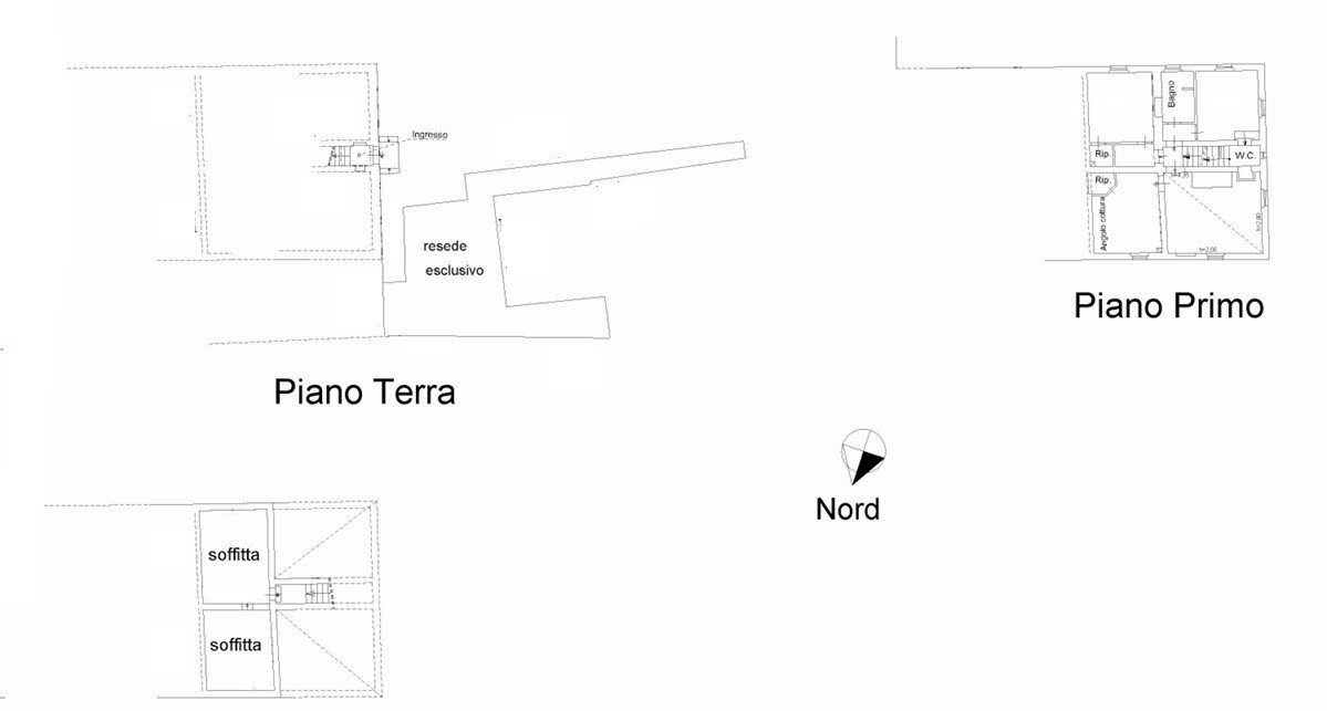 Rustico strada Vicinale Fossaccio, Monte San Savino - planimetria 1