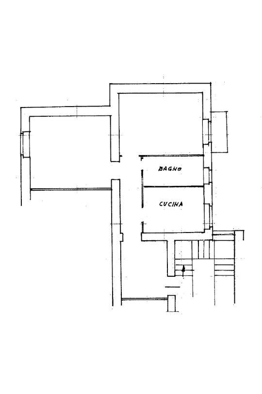 Two-room apartment viale Etruria, Civitavecchia - floor plans 1