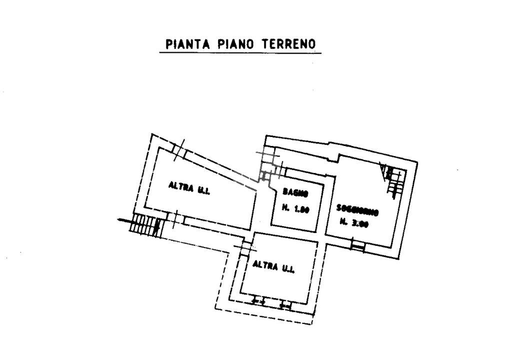 Semi-detached house Frazione niquidetto, Viù - floor plans 1