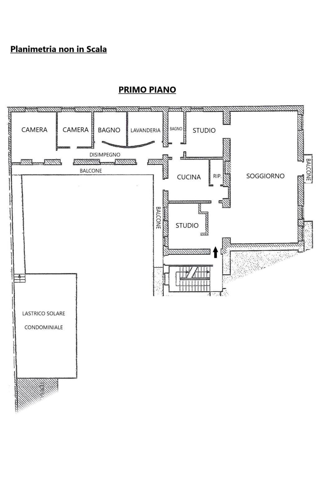 Appartamento via Alberto Leardi, Casale Monferrato - planimetria 1