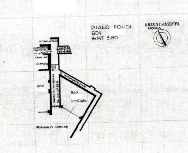 Box via Aldo Acquarone, 66, Genova - floor plans 1