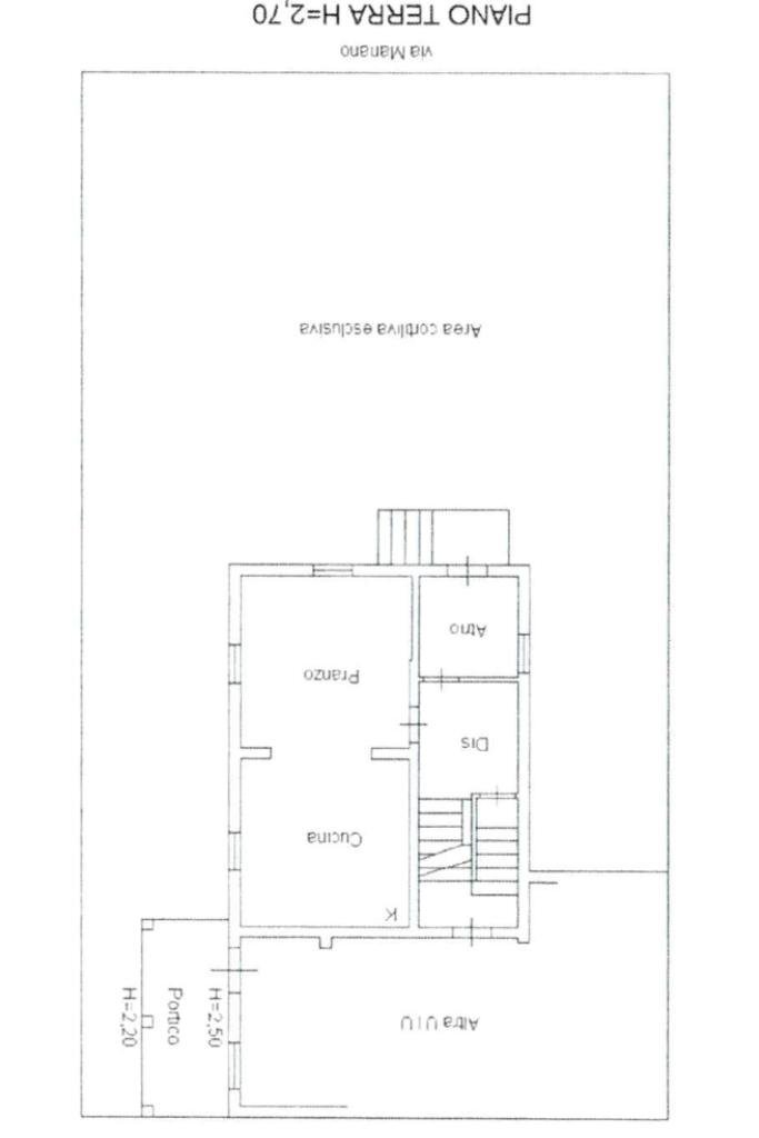 Casa indipendente Via Mariano, Formigine - planimetria 1
