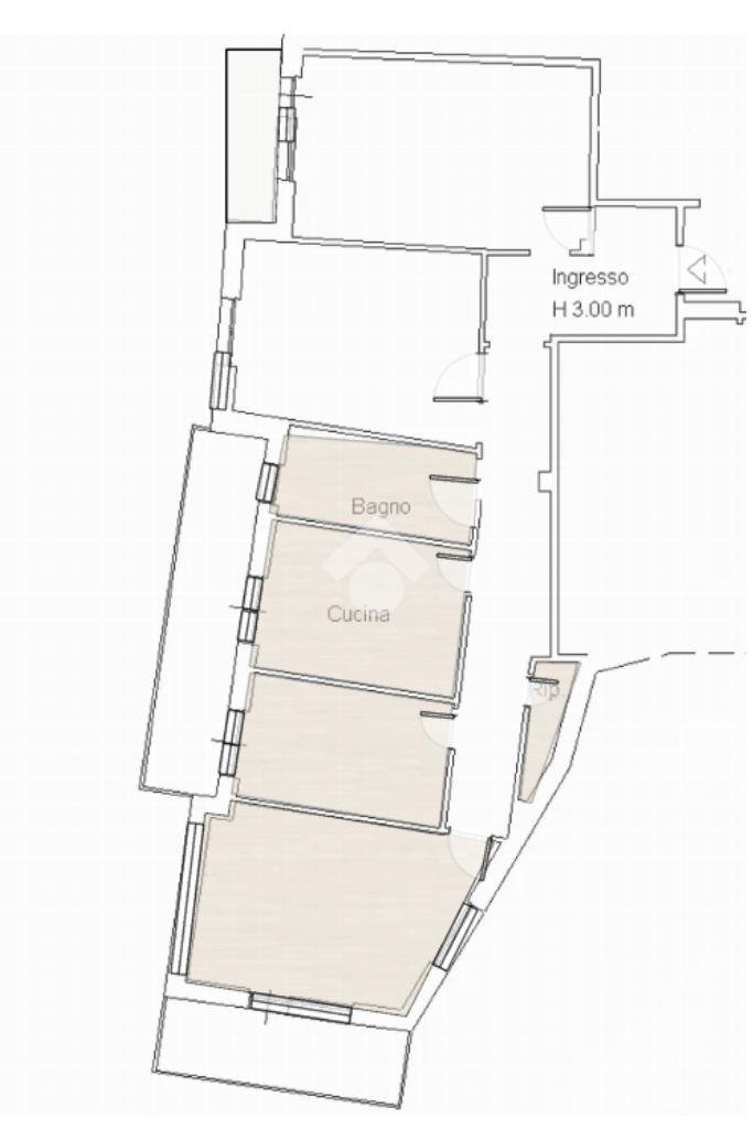 Appartamento Via Oberto Cancelliere, Genova (zona Castelletto) - planimetria 1