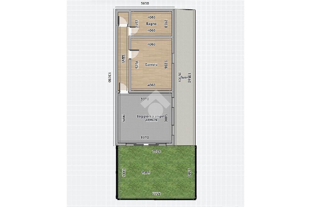 Two-room apartment Viale Giacomo Matteotti, Imperia - floor plans 1