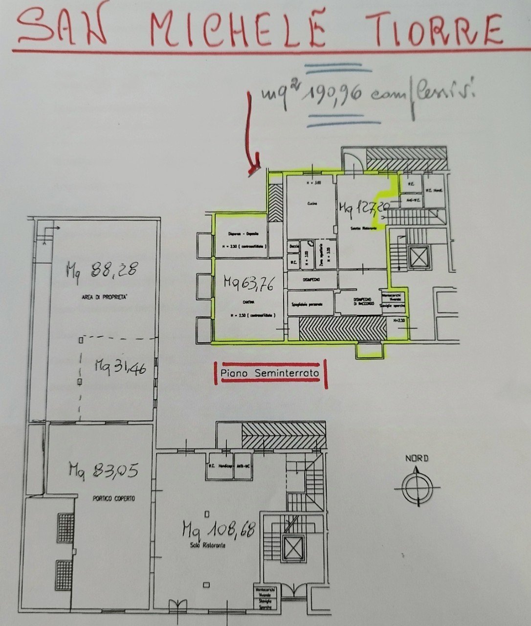 Negozio Felino - planimetria 1