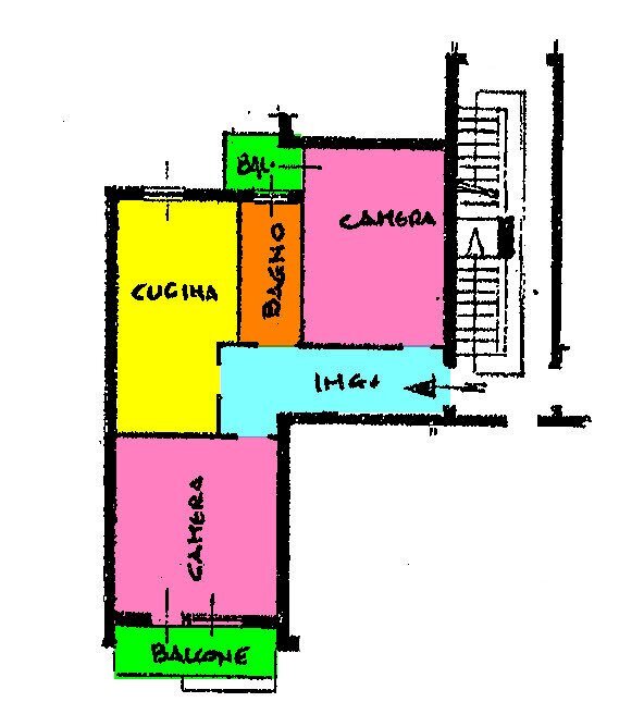 Apartment Bologna - floor plans 1