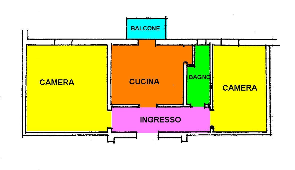 Appartamento Bologna - planimetria 1