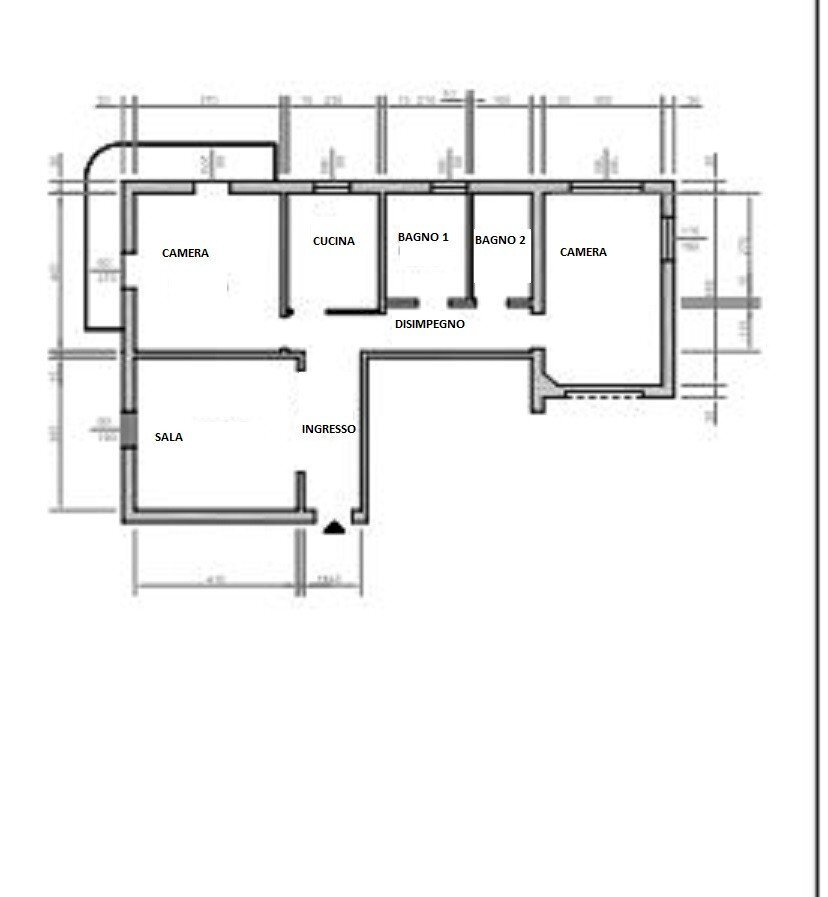 Appartamento Bologna - planimetria 1