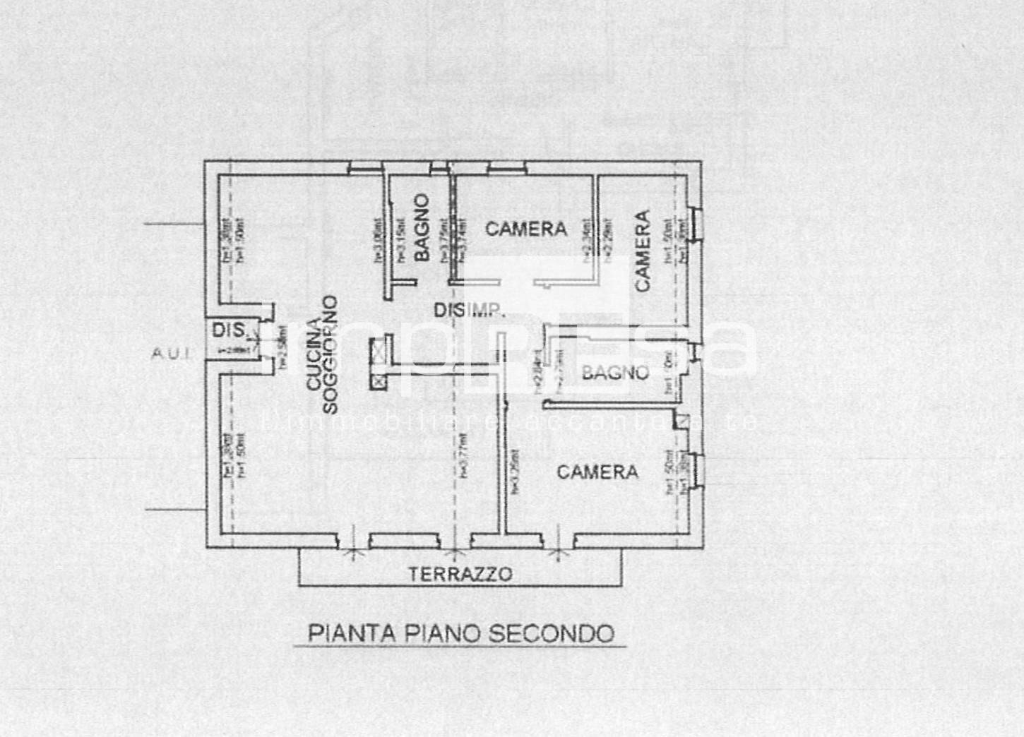 Foto 29 - Quadrilocale Via Monte Civetta, Val di Zoldo - planimetria 1