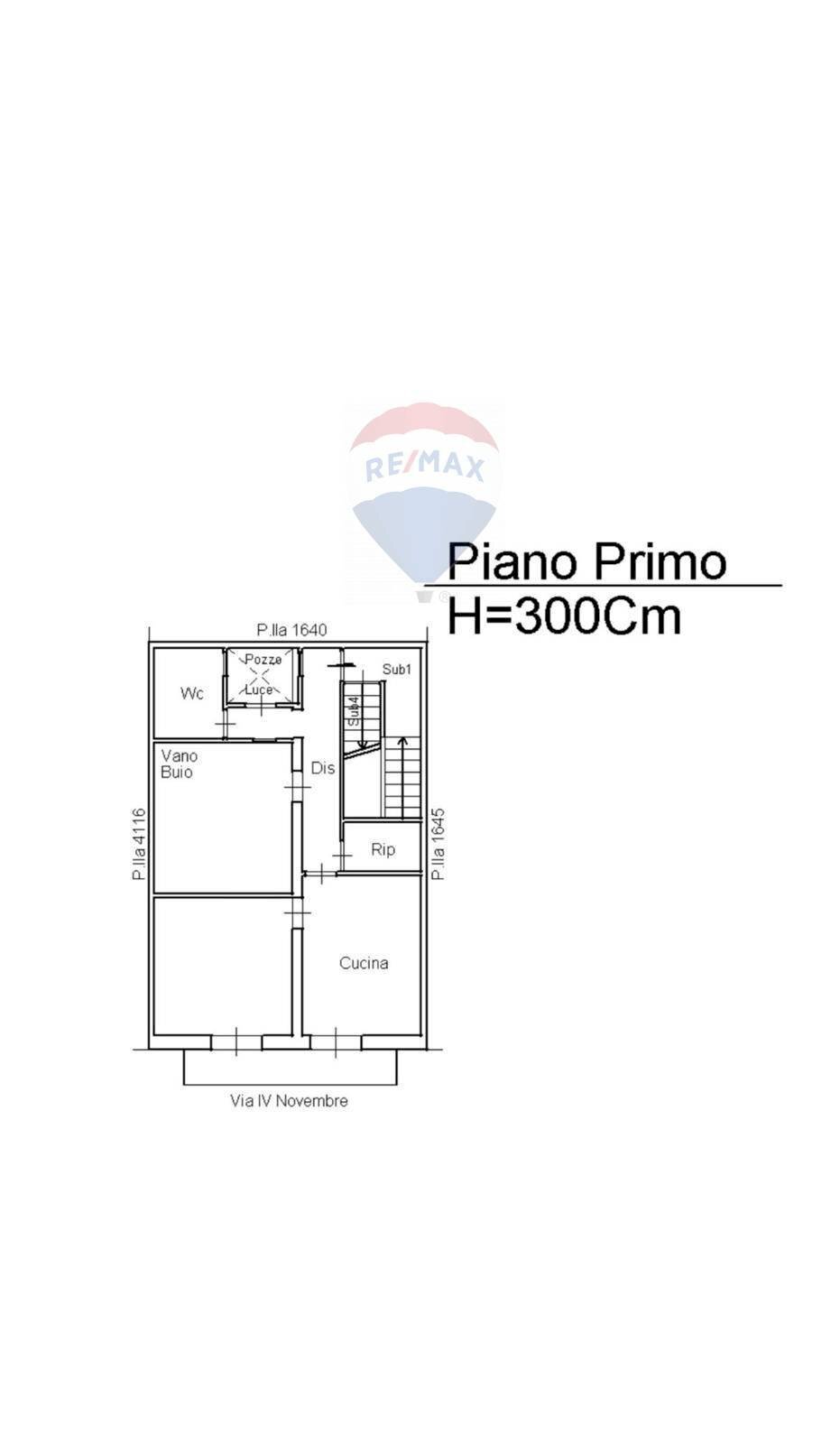 Pianta 2D - Casa indipendente VIA 4 NOVEMBRE
 
129, Balestrate - planimetria 1