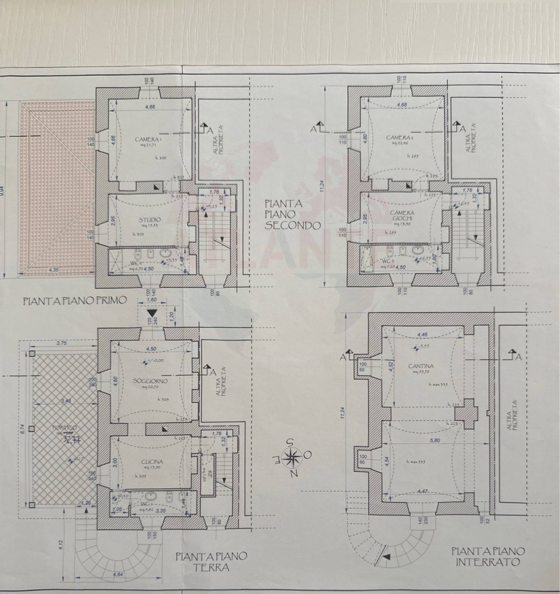 Foto 43 - Casa semi indipendente Regione Torrazza, Strevi - planimetria 1