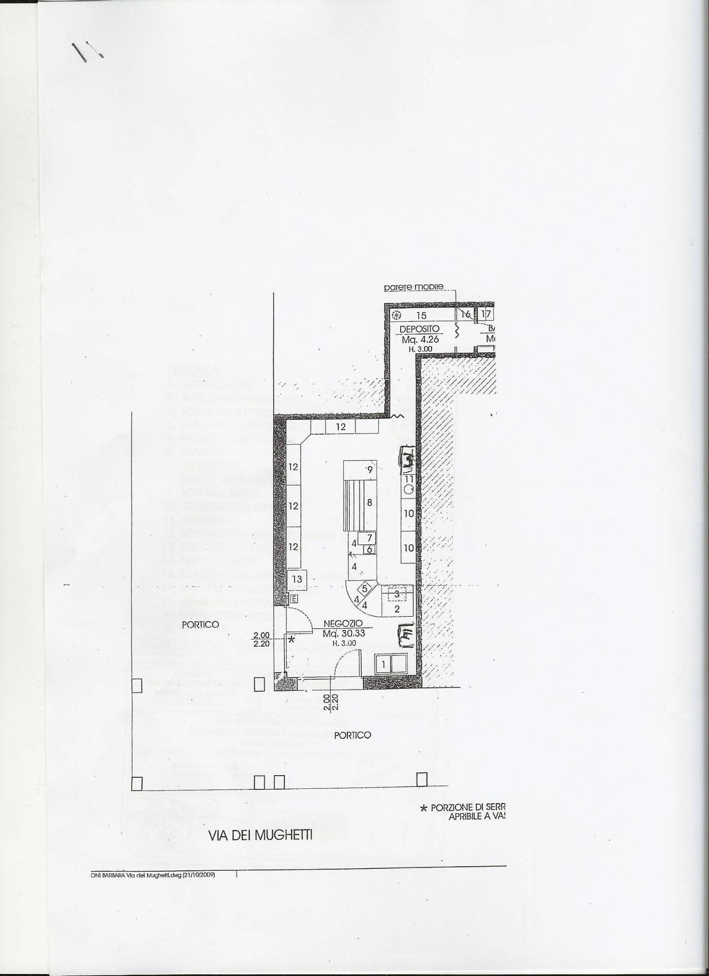 Foto 17 - Commercial Activity Via Dei Mughetti, Ferrara - floor plans 1
