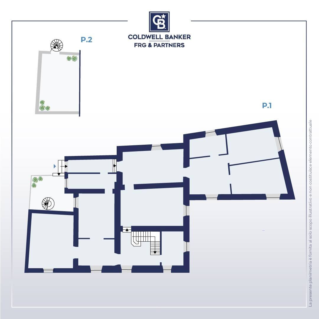 Foto 58 - Villa Via Scarpella, Carbognano - planimetria 1