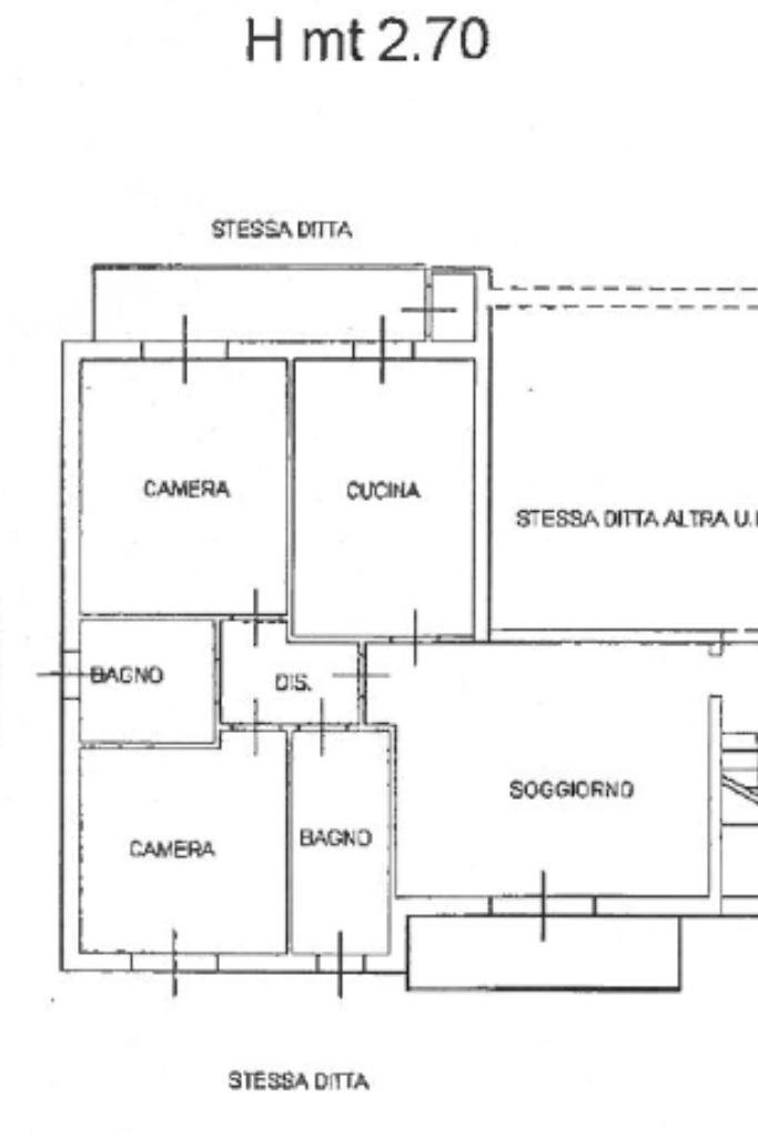 Four-room apartment Via cerutti, None - floor plans 1
