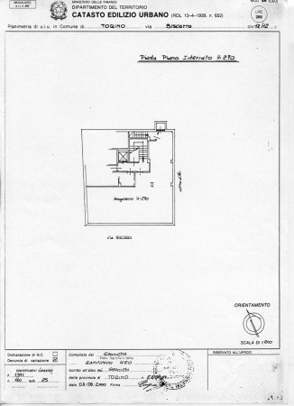 Warehouse via Giovan Battista e Felice Biscarra, Torino - floor plans 1
